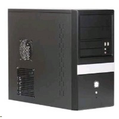 корпус 3Cott 5004 Black-Silver