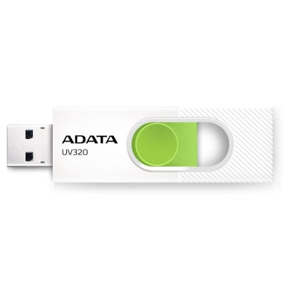 флешка A-Data 128GB UV320 White-Green