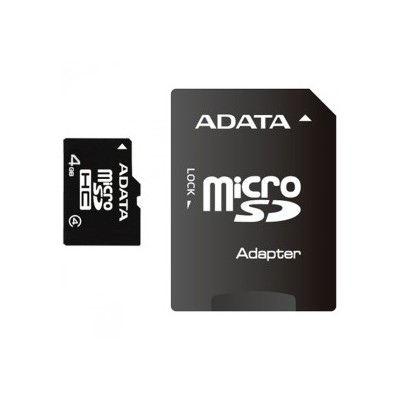 карта памяти A-Data 4GB AUSDH4GCL4-RA1