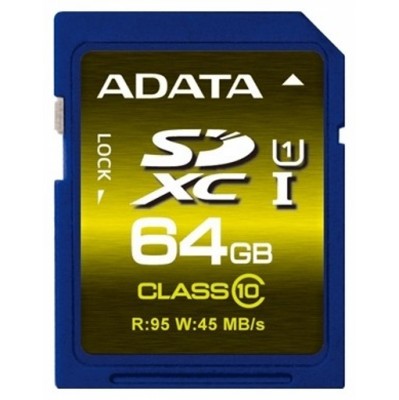 карта памяти A-Data 64GB ASDX64GUI1CL10-R