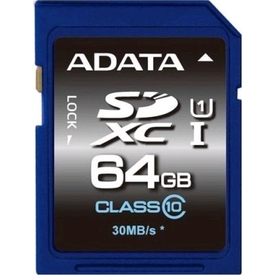 карта памяти A-Data 64GB ASDX64GUICL10-R