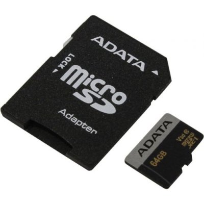 карта памяти A-Data 64GB AUSDX64GUI3V30G-RA1