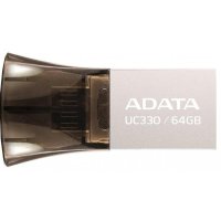 Флешка A-Data 64GB UC330 Black-Silver