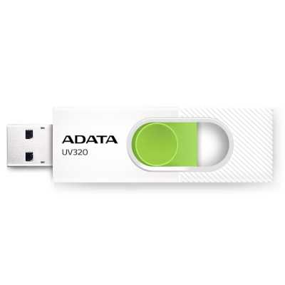 Флешка A-Data 64GB UV320 White-Green