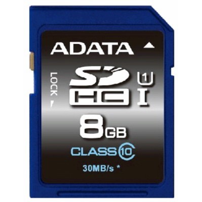 карта памяти A-Data 8GB ASDH8GUICL10-R