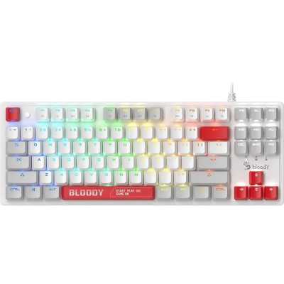Клавиатура A4Tech Bloody S310N White