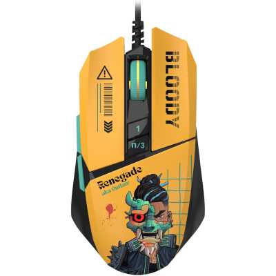 мышь A4Tech Bloody W63 Max Renegade Yellow