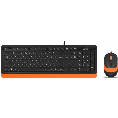 клавиатура A4Tech Fstyler F1010 Black-Orange