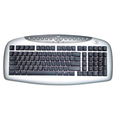 клавиатура A4Tech KBS-21 USB Silver-Black