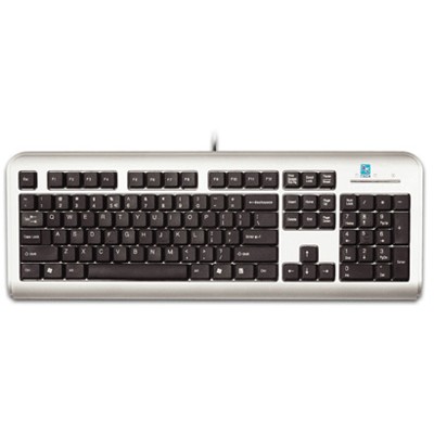 клавиатура A4Tech LCDS-720 USB Silver-Black