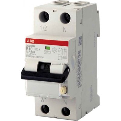 выключатель автоматический дифференциального тока ABB DS201 2П 30 мА C 6 кА AC 32 А 2CSR255040R1324