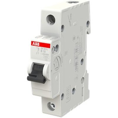 автоматический выключатель ABB SH201L 1P (B) 4.5kA 10 А 2CDS241001R0105