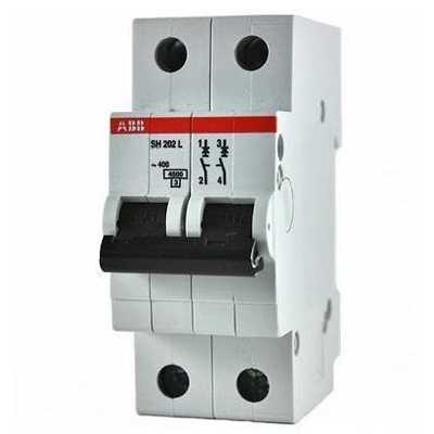 автоматический выключатель ABB SH202L 2P (С) 4.5kA 40 А 2CDS242001R0404
