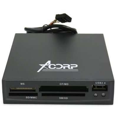 картридер Acorp CRIP200B/S