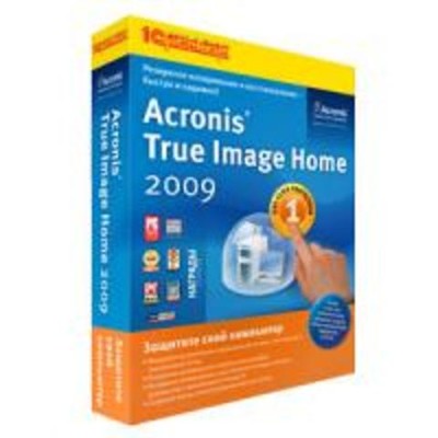 программное обеспечение Acronis True Image Home 2009+Dr.Web для Windowsантивирус на 6 месяцев на 1ПК Box ATI2009-DRW6M
