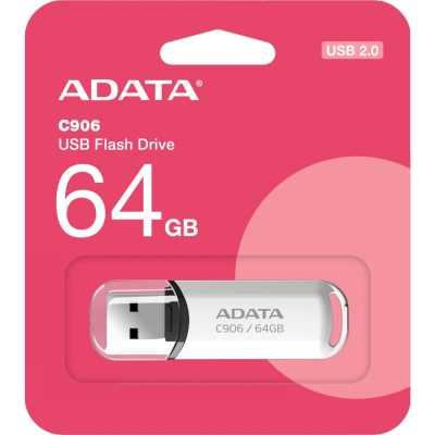 Флешка ADATA 64GB C906 White