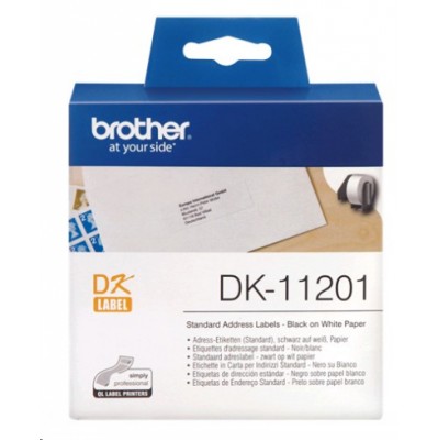 адресные наклейки Brother DK11201