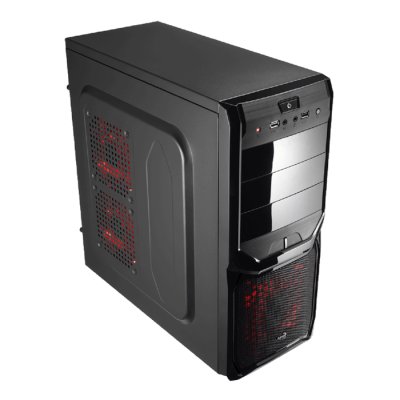 Корпус AeroCool V3X Advance Evil Green Edition без БП