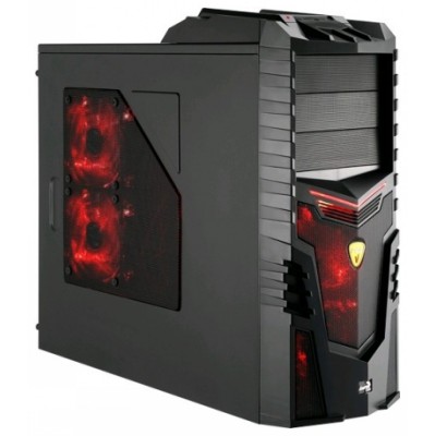 корпус AeroCool X-Warrior Devil Red Edition Black