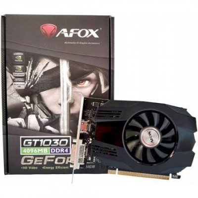 видеокарта Afox nVidia GeForce GT1030 4096Mb AF1030-4096D4H5