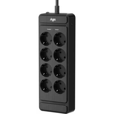 сетевой фильтр AGNI TP-FS8E-5M-Black