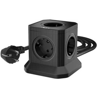 Сетевой фильтр AGNI TP-VE4U5E-3m-black