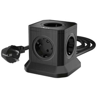 Сетевой фильтр AGNI TP-VE4U5E-5m-black