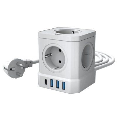 Сетевой фильтр AGNI TP-VE4U5E-C-2m-white