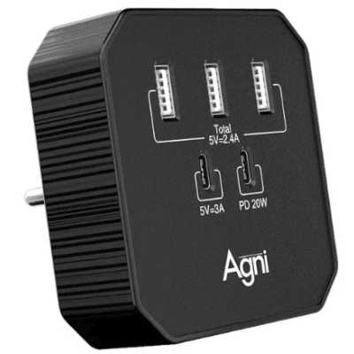 Зарядное устройство AGNI TP-WB2U3E-black