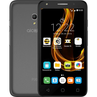 смартфон Alcatel Pixi 4 5045D Metal Silver 5045D-2CALRU1