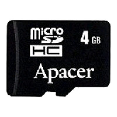 карта памяти Apacer 4GB AP4GMCSH42A-R