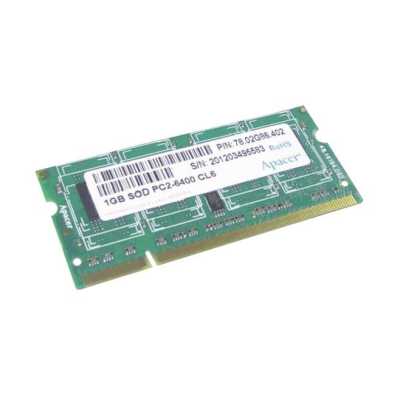 оперативная память Apacer SODIMM DDR2 2048Mb PC6400 800MHz