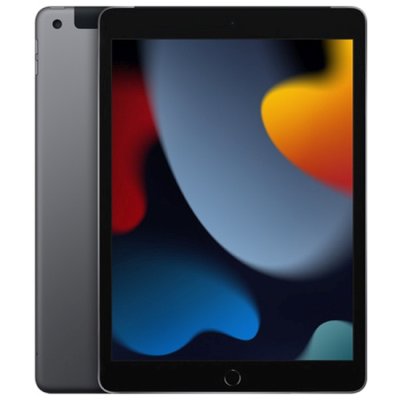 Планшет Apple iPad 2021 10.2 Wi-Fi+Cellular 64Gb Space Gray MK473J/A