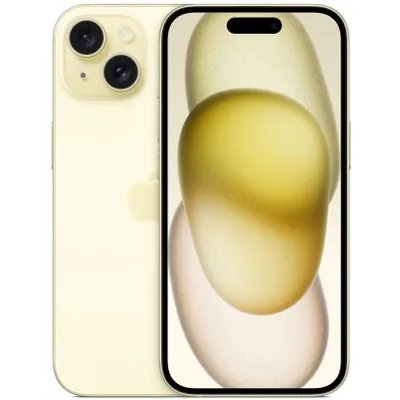 Смартфон Apple iPhone 15 128GB Yellow MV9L3CH/A