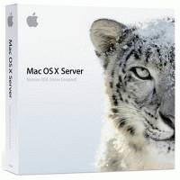 Программное обеспечение Apple Mac OS X Leopard SERVER Обновление с 10 клиентов до безлимитного количества на 1 сервер MB607
