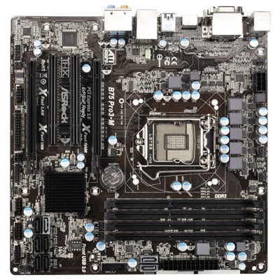 материнская плата ASRock B75 Pro3-M