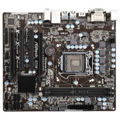материнская плата ASRock B75M
