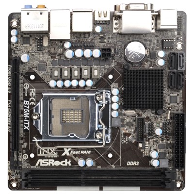 материнская плата ASRock B75M-ITX