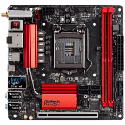 материнская плата ASRock Fatal1ty Z270 Gaming-ITX-AC