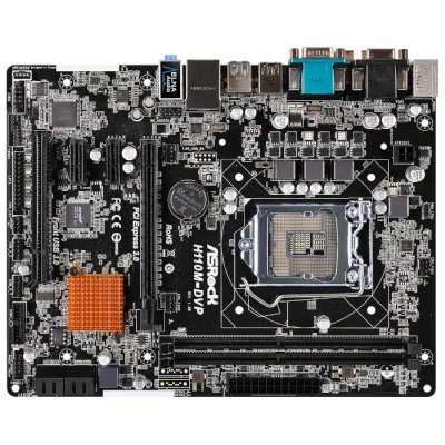 материнская плата ASRock H110M-DVP