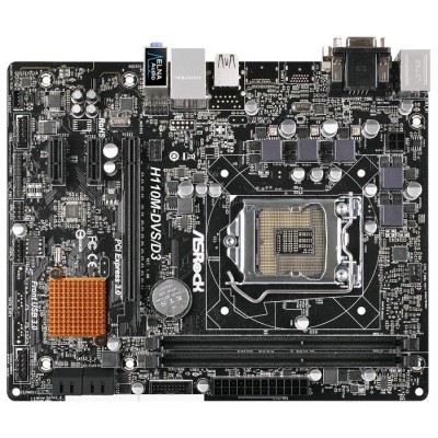 материнская плата ASRock H110M-DVSH D3