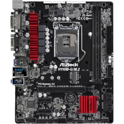 материнская плата ASRock H110M-G-M.2