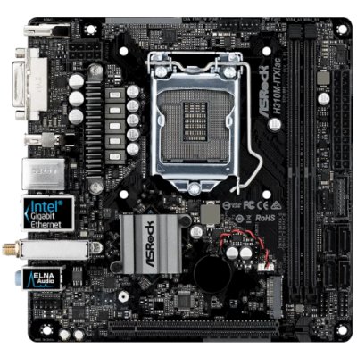 материнская плата ASRock H310M-ITX-ac