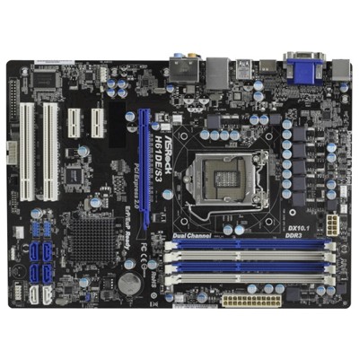 материнская плата ASRock H61DE S3