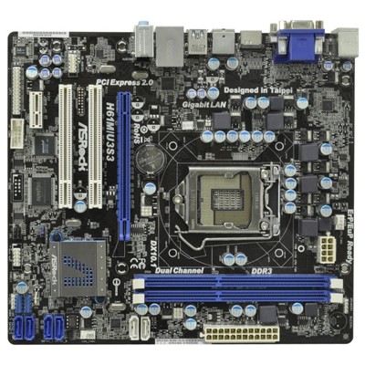 материнская плата ASRock H61M U3S3
