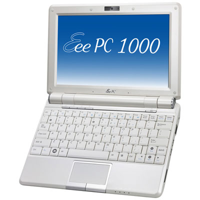 нетбук ASUS EEE PC 1000HD 160/White/Win XP/5600mAh