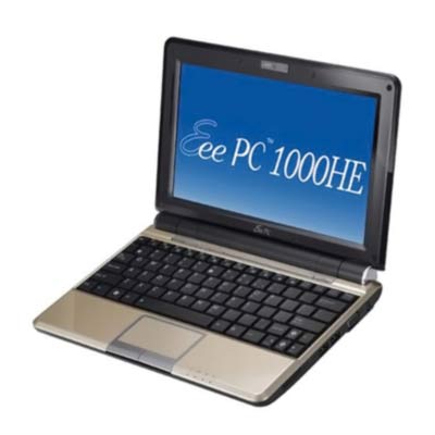 нетбук ASUS EEE PC 1000HE 1/160/Golden/Win XP