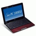 Нетбук ASUS EEE PC 1008HA 1/160/Red/Win XP
