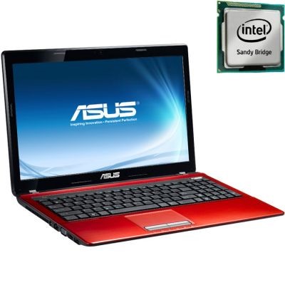 ноутбук ASUS K53SJ i5 2410M/4/500/BT/Win 7 HP/Red