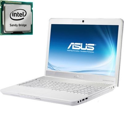ноутбук ASUS N55SL i3 2350M/6/750/BT/Win 7 HP/White